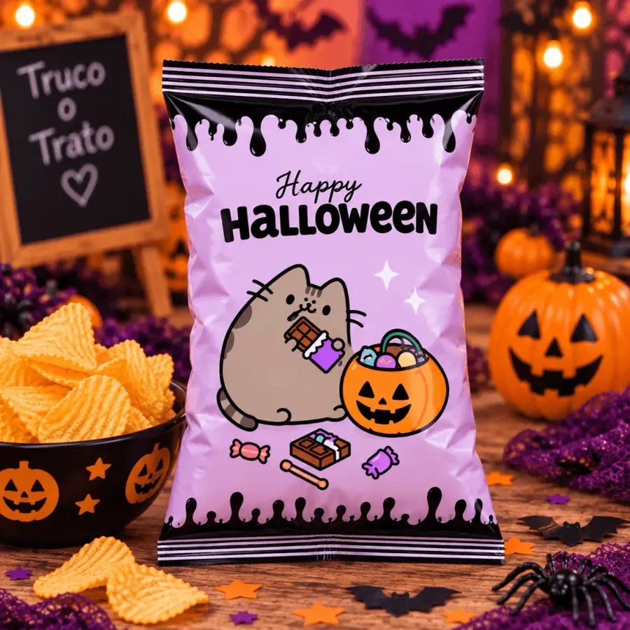 Chip bag de Halloween